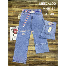 Meecaloo Труби джинси широкі блакитного кольору стрейч весна 31-38 6013