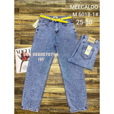 Meecaloo Мом джинси блакитного кольору Mom fit 25-30 6018-1