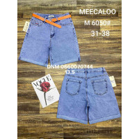 Meecaloo Шорти джинсові блакитного кольору стрейч літо 31-38 6050