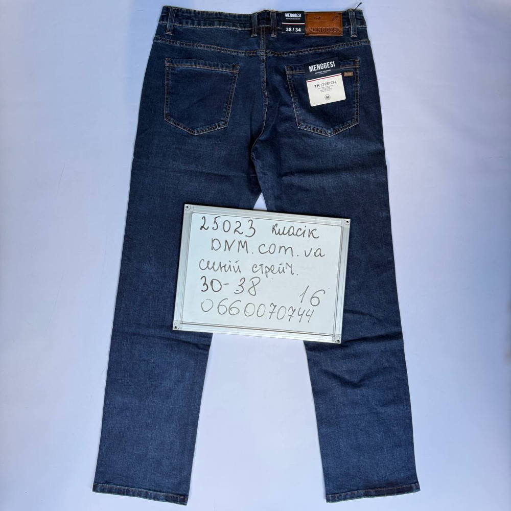 Menggesi Класичні джинси синього кольору Classic fit 30-38 25023