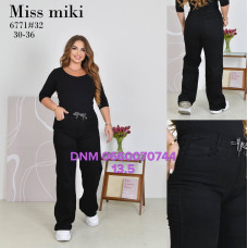 Miss Miki Палаццо джинси чорного кольору Palazzo fit 30-36 6771