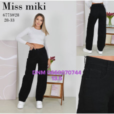 Miss Miki Баггі джинси чорного кольору Baggy 28-33 6773
