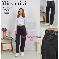 Miss Miki Баггі джинси сірого кольору 25-30 6728
