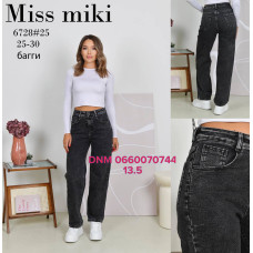 Miss Miki Баггі джинси сірого кольору 25-30 6728