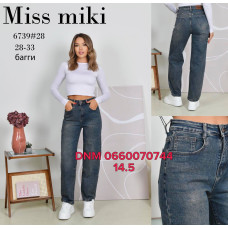 Miss Miki Баггі джинси іржавого кольору 28-33 6739