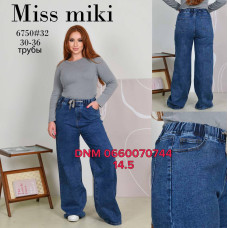 Miss Miki Труби джинси широкі синього кольору 30-36 6750