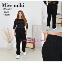 Miss Miki Труби джинси широкі чорного кольору 31-38 6776