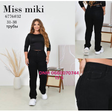 Miss Miki Труби джинси широкі чорного кольору 31-38 6776