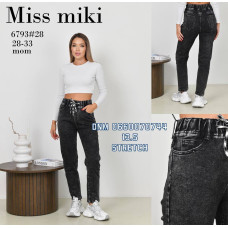 Miss Miki Мом джинси сірого кольору Mom fit 28-33 6793