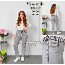 Miss Miki Мом джинси сірого кольору 30-36 6878