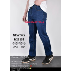 New Sky Класичні джинси синього кольору Classic fit 34-42 21132