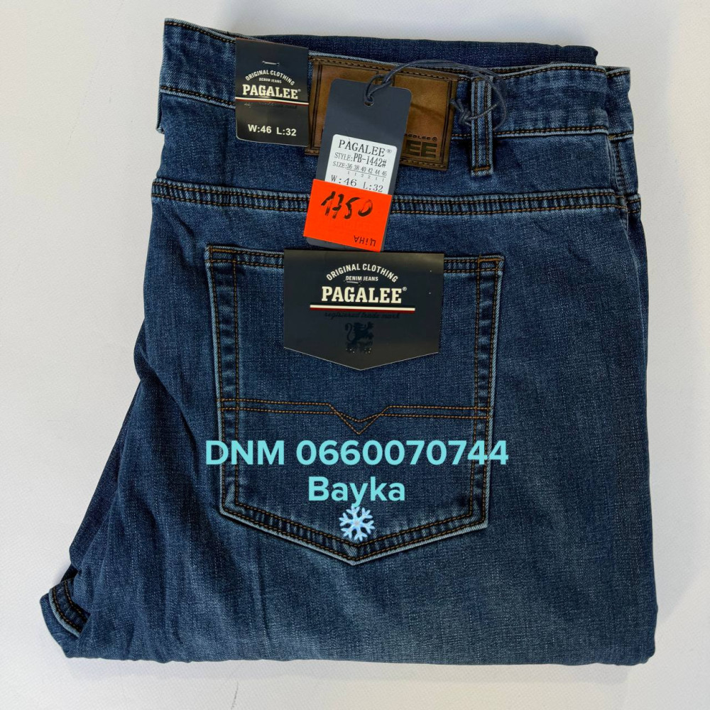 Pagalee Класичні джинси синього кольору Classic fit 36-46 1442