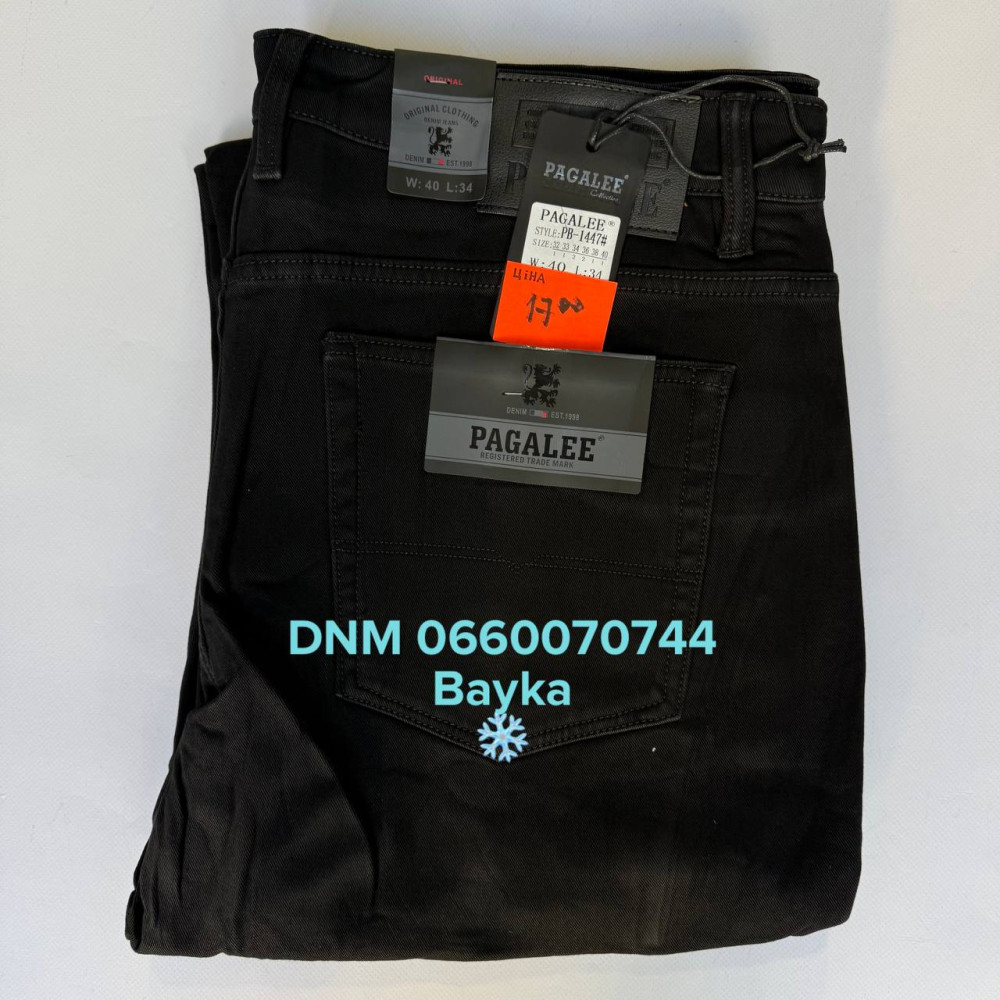 Pagalee Класичні джинси чорного кольору Classic fit 32-40 1447