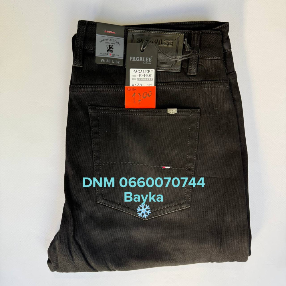 Pagalee Класичні джинси чорного кольору Classic fit 29-38 1448
