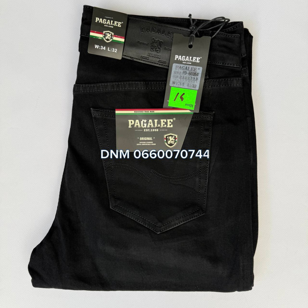Pagalee Класичні джинси чорного кольору Classic fit 29-36 6035
