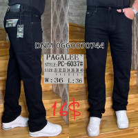 Pagalee Класичні джинси чорного кольору Classic fit 31-40 6037