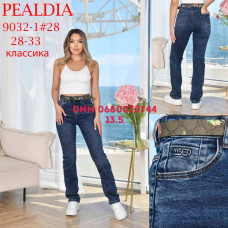 PDA Pealdia  Straight джинси синього кольору рівні 28-33 9032-1
