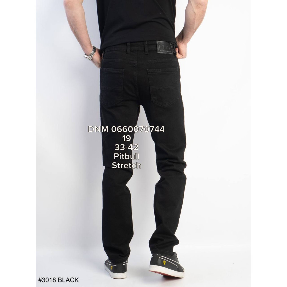 Pitbull Класичні джинси чорного кольору Classic fit 33-42 3018