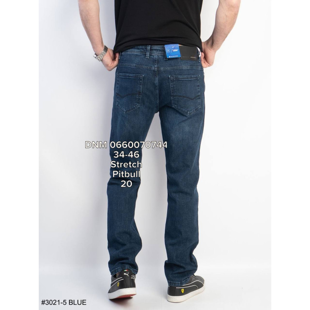 Pitbull Класичні джинси синього кольору Classic fit 34-46 3021-5