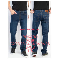 Pokaro Класичні джинси синього кольору Classic fit 32-38 901