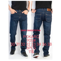 Pokaro Класичні джинси синього кольору Classic fit 30-38 905