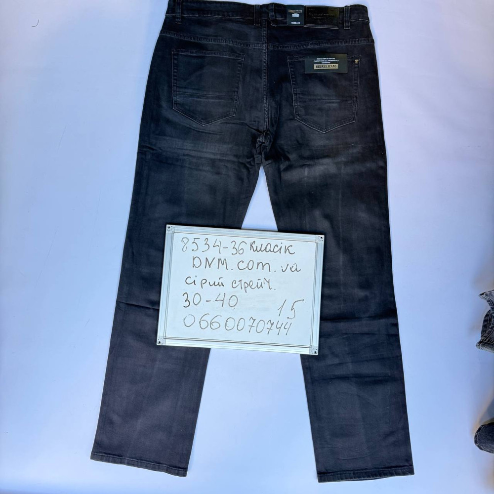 Regass Класичні джинси сірого кольору Classic fit 30-40 8534-36