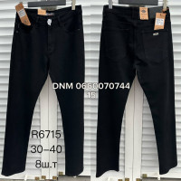 Reigouse Класичні джинси чорного кольору Classic fit 30-40 6715