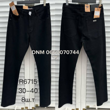 Reigouse Класичні джинси чорного кольору Classic fit 30-40 6715