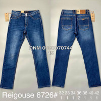 Reigouse Класичні джинси синього кольору Classic fit 32-42 6726