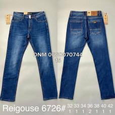 Reigouse Класичні джинси синього кольору Classic fit 32-42 6726