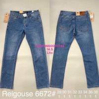 Reigouse Класичні джинси синього кольору Classic fit 29-38 6672