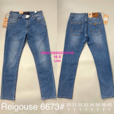 Reigouse Класичні джинси синього кольору Classic fit 30-40 6673