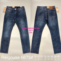 Reigouse Класичні джинси синього кольору Classic fit 30-40 6675