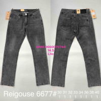 Reigouse Класичні джинси сірого кольору Classic fit 30-40 6677