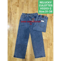 Relucky  Кюлоти джинси синього кольору 31-38 0203-2 