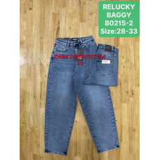 Relucky  Баггі джинси синього кольору Baggy fit 28-33 0215-2