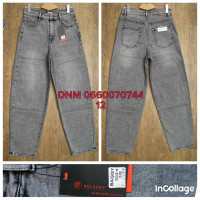 Relucky  Баггі джинси сірого кольору Baggy fit 30-36 0249-1