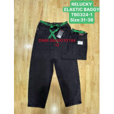 Relucky  Мом джинси чорного кольору Mom fit 31-38 0324-1