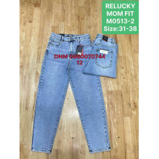 Relucky  Мом джинси блакитного кольору Mom fit 31-38 0513-2
