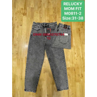Relucky  Мом джинси сірого кольору Mom fit 31-38 0811-2