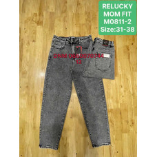 Relucky  Мом джинси сірого кольору Mom fit 31-38 0811-2