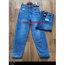 Relucky  Мом джинси блакитного кольору Mix mom fit 25-30 101-1