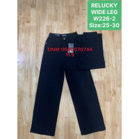 Relucky  Wide leg джинси широкі чорного кольору 25-30 226-2