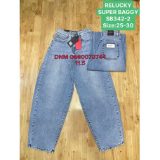 Relucky  Баггі джинси блакитного кольору Baggy fit 25-30 342-2