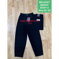 Relucky  Баггі джинси чорного кольору Baggy fit 25-30 347-2