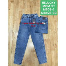 Relucky  Мом джинси синього кольору Mom fit 25-30 608-2
