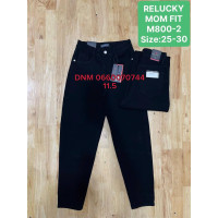 Relucky  Мом джинси чорного кольору Mom fit 25-30 800-2