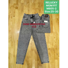 Relucky  Мом джинси сірого кольору Mom fit 25-30 805-2