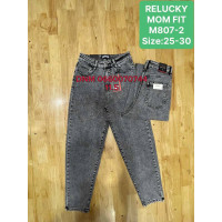 Relucky  Мом джинси сірого кольору Mom fit 25-30 807-2