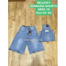 Relucky  Бермуди джинсові шорти синього кольору Bermuda fit 25-30 05-1